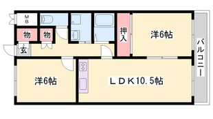 西明石駅 徒歩18分 1階の物件間取画像